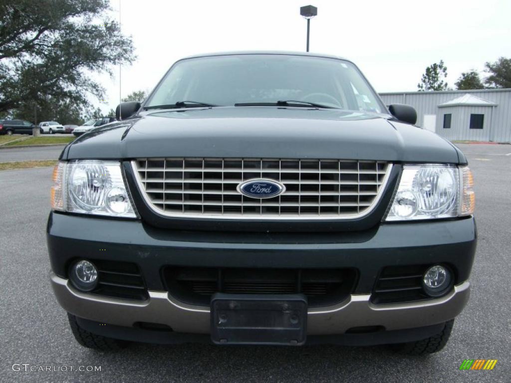 2004 Explorer Eddie Bauer 4x4 - Aspen Green Metallic / Medium Parchment photo #8