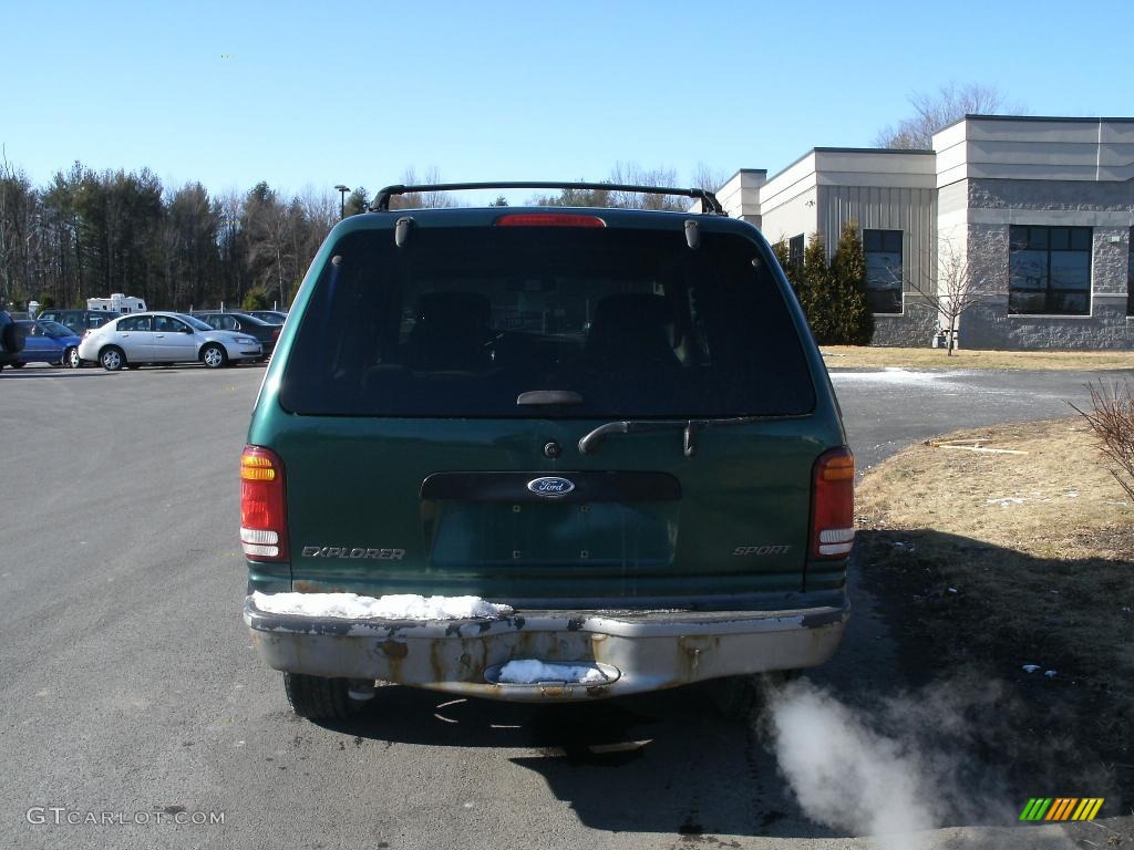 2000 Explorer Sport 4x4 - Spruce Green Metallic / Medium Prairie Tan photo #5