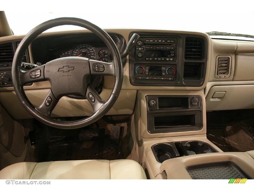 2003 Tahoe LT 4x4 - Dark Green Metallic / Tan/Neutral photo #26