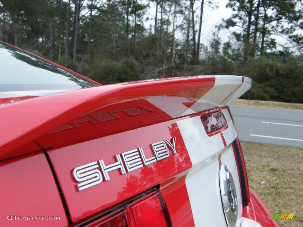 2008 Mustang Shelby GT500 Coupe - Torch Red / Black/Red photo #13