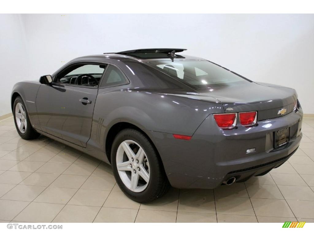 2010 Camaro LT Coupe - Cyber Gray Metallic / Black photo #5