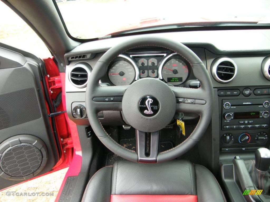 2008 Mustang Shelby GT500 Coupe - Torch Red / Black/Red photo #21