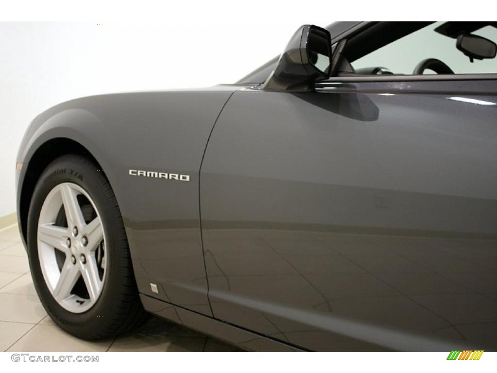 2010 Camaro LT Coupe - Cyber Gray Metallic / Black photo #24