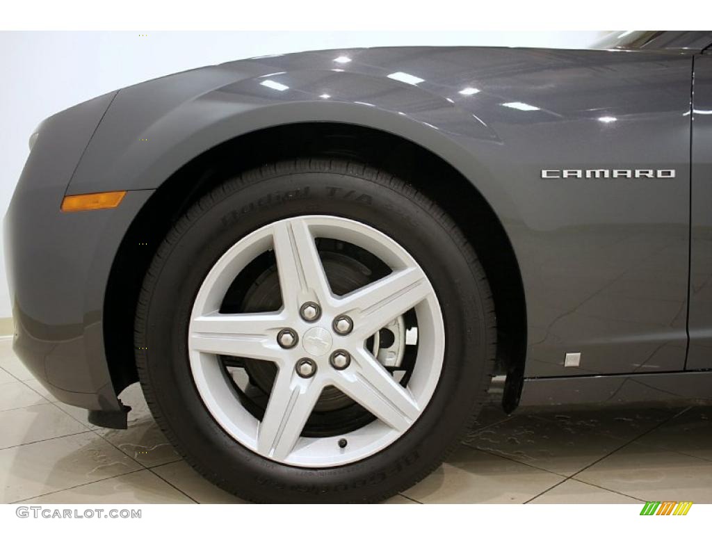 2010 Camaro LT Coupe - Cyber Gray Metallic / Black photo #25