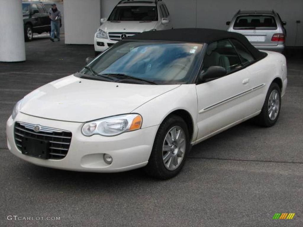 2005 Sebring Limited Convertible - Stone White / Light Taupe photo #1