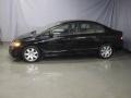 2009 Crystal Black Pearl Honda Civic LX Sedan  photo #2