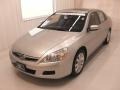 2007 Alabaster Silver Metallic Honda Accord EX-L V6 Sedan  photo #1