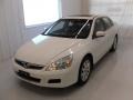 2007 Taffeta White Honda Accord EX-L V6 Sedan  photo #1