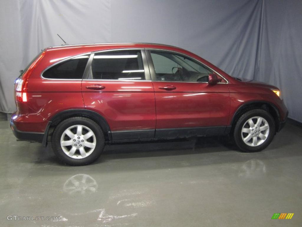 2007 CR-V EX-L 4WD - Tango Red Pearl / Gray photo #4