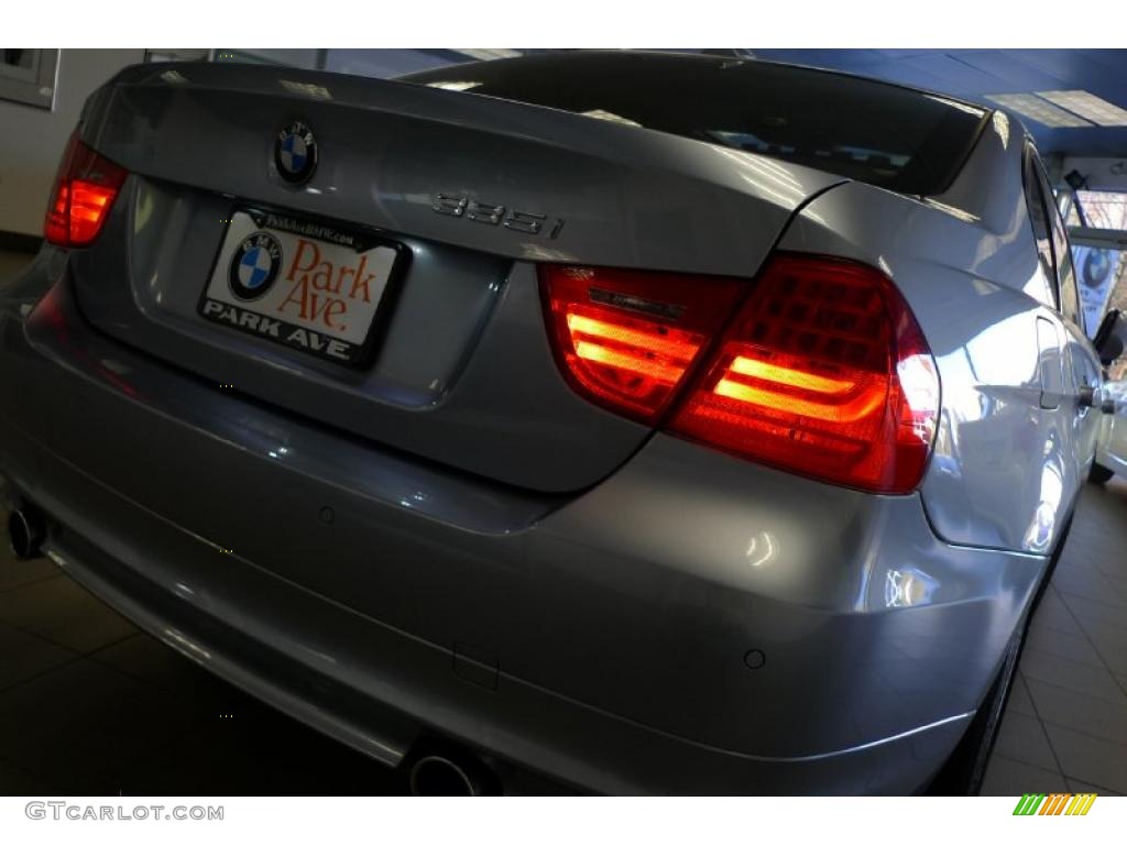 2009 3 Series 335i Sedan - Blue Water Metallic / Black photo #6