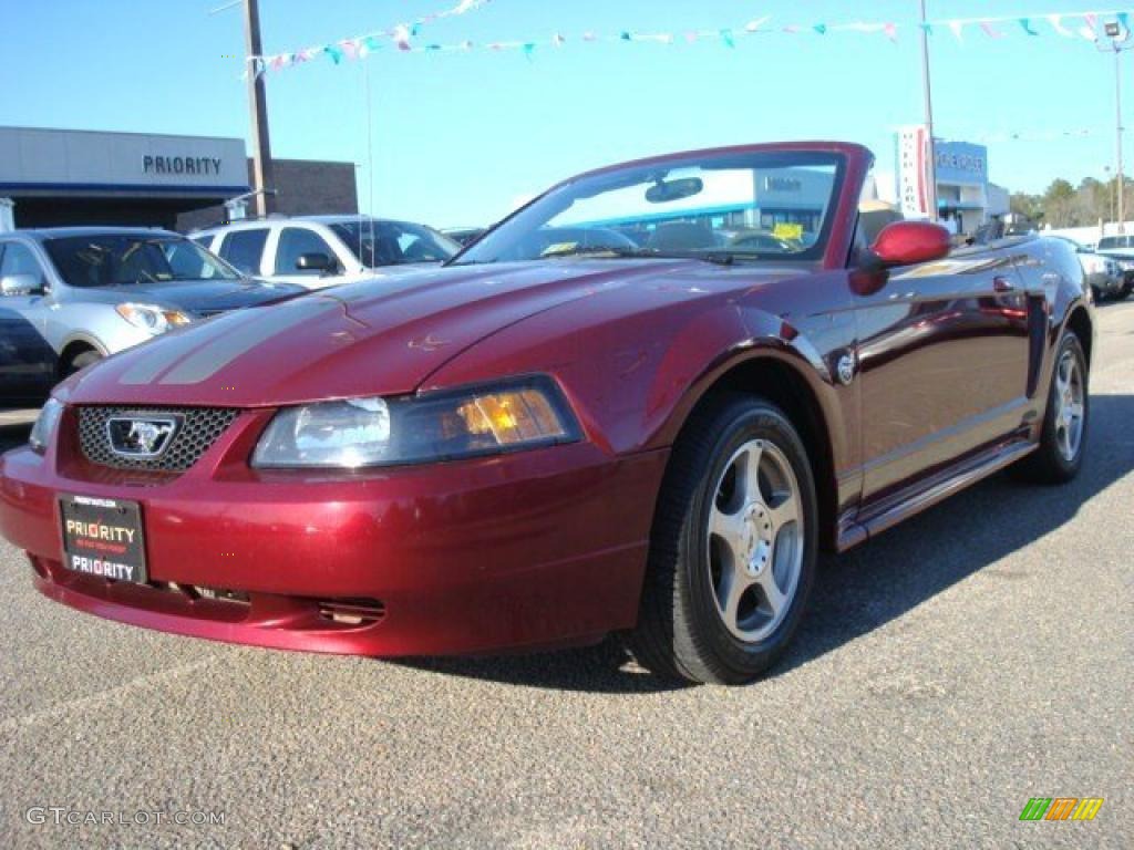 Redfire Metallic Ford Mustang