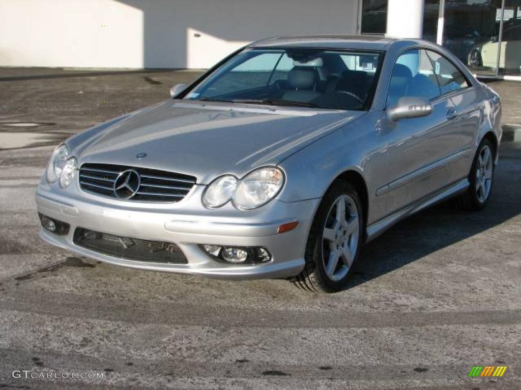 2005 Brilliant Silver Metallic MercedesBenz CLK 500 Coupe 2586470