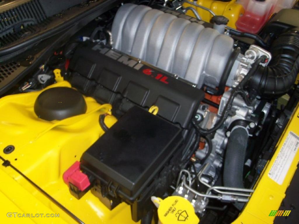 2010 Challenger SRT8 - Detonator Yellow / Dark Slate Gray photo #14