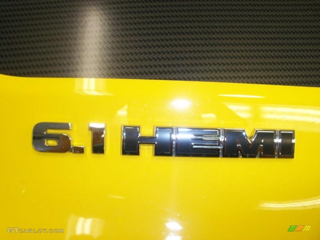 2010 Challenger SRT8 - Detonator Yellow / Dark Slate Gray photo #26