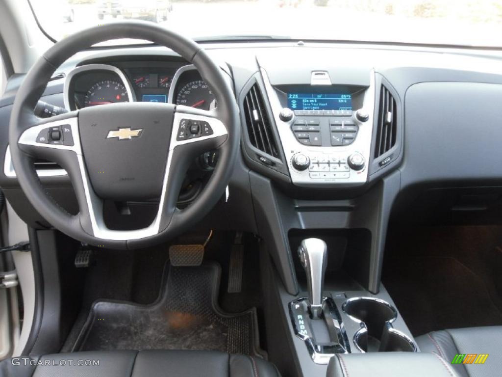 2010 Equinox LTZ AWD - Gold Mist Metallic / Jet Black photo #16