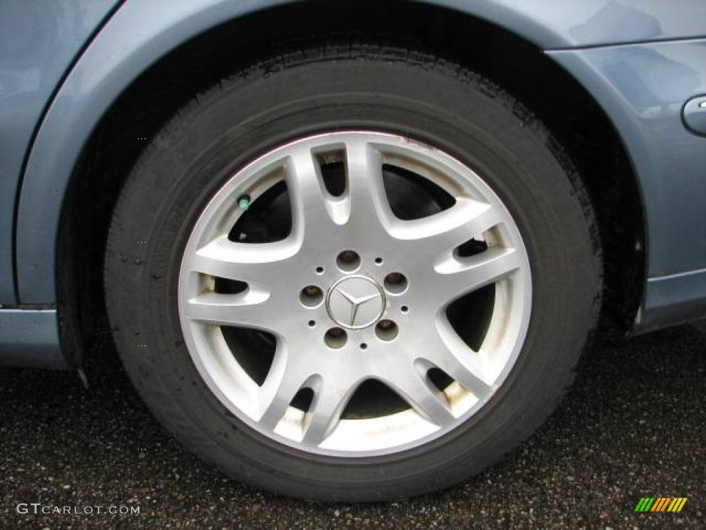 2005 E 320 CDI Sedan - Platinum Blue Metallic / Ash photo #5