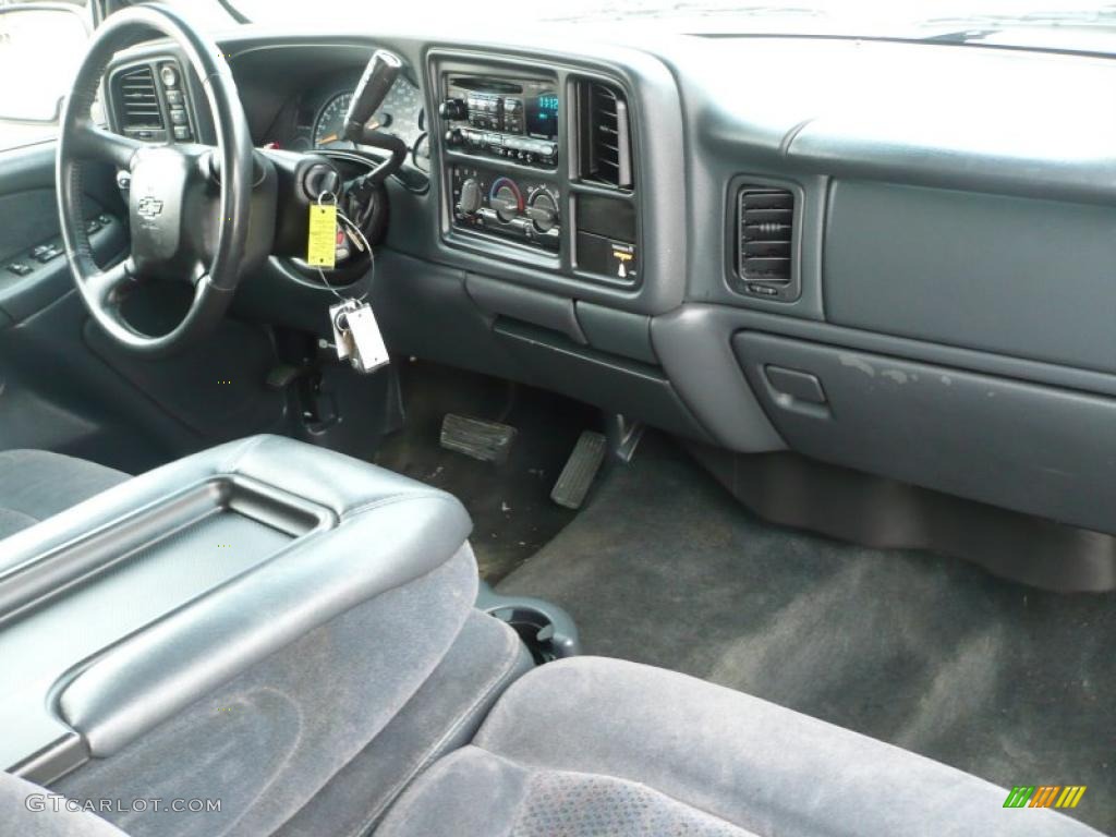 2002 Silverado 1500 LT Extended Cab 4x4 - Light Pewter Metallic / Graphite Gray photo #17