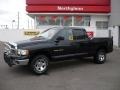 2002 Black Dodge Ram 1500 SLT Quad Cab 4x4  photo #1