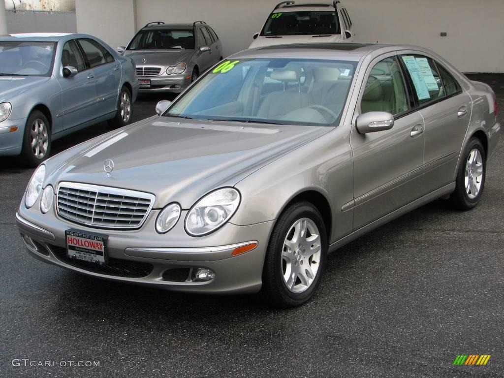 2006 E 350 4Matic Sedan - Pewter Metallic / Stone photo #1