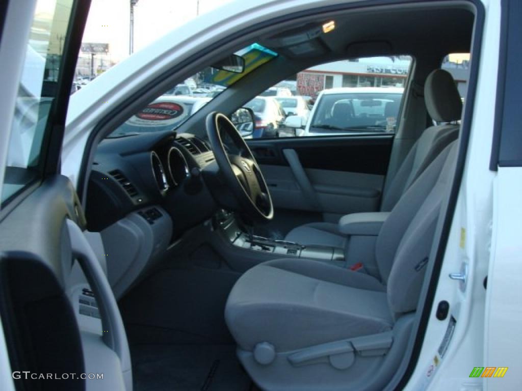 2010 Highlander V6 4WD - Blizzard White Pearl / Sand Beige photo #7