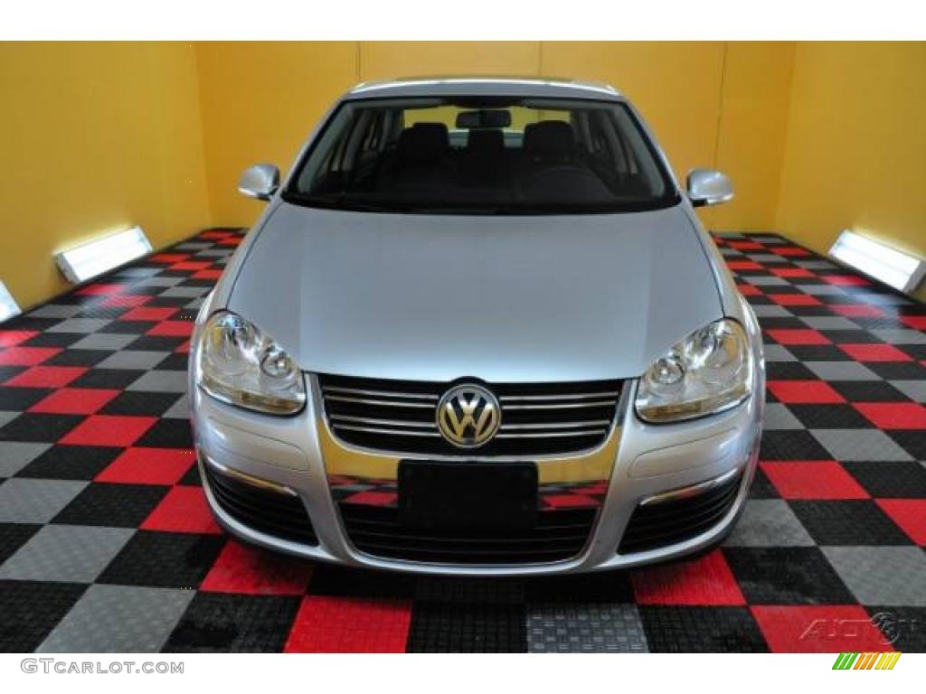 2008 Jetta Wolfsburg Edition Sedan - Reflex Silver Metallic / Anthracite Black photo #2