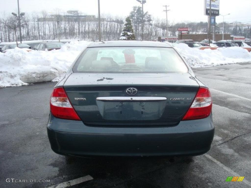 2002 Camry XLE - Aspen Green Pearl / Taupe photo #4