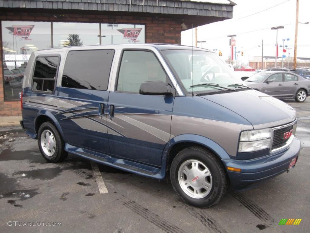 2003 Safari Conversion Van - Dark Blue Metallic / Pewter photo #1