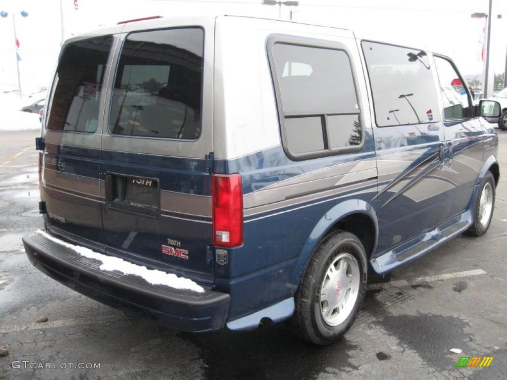 2003 Safari Conversion Van - Dark Blue Metallic / Pewter photo #9