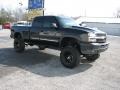 2004 Black Chevrolet Silverado 1500 Z71 Extended Cab 4x4  photo #1