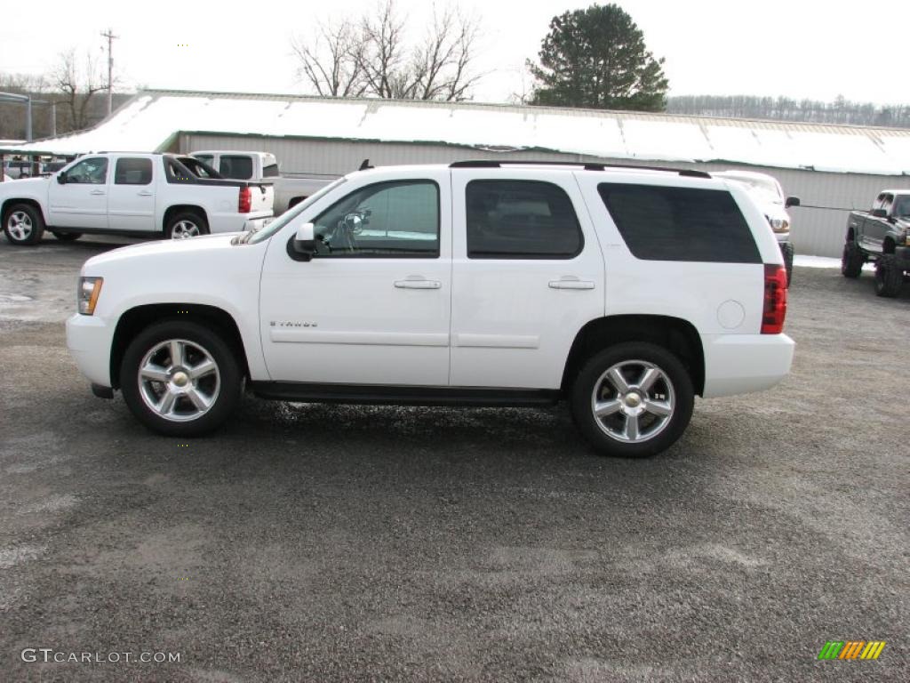 2007 Tahoe LTZ - Summit White / Ebony photo #4