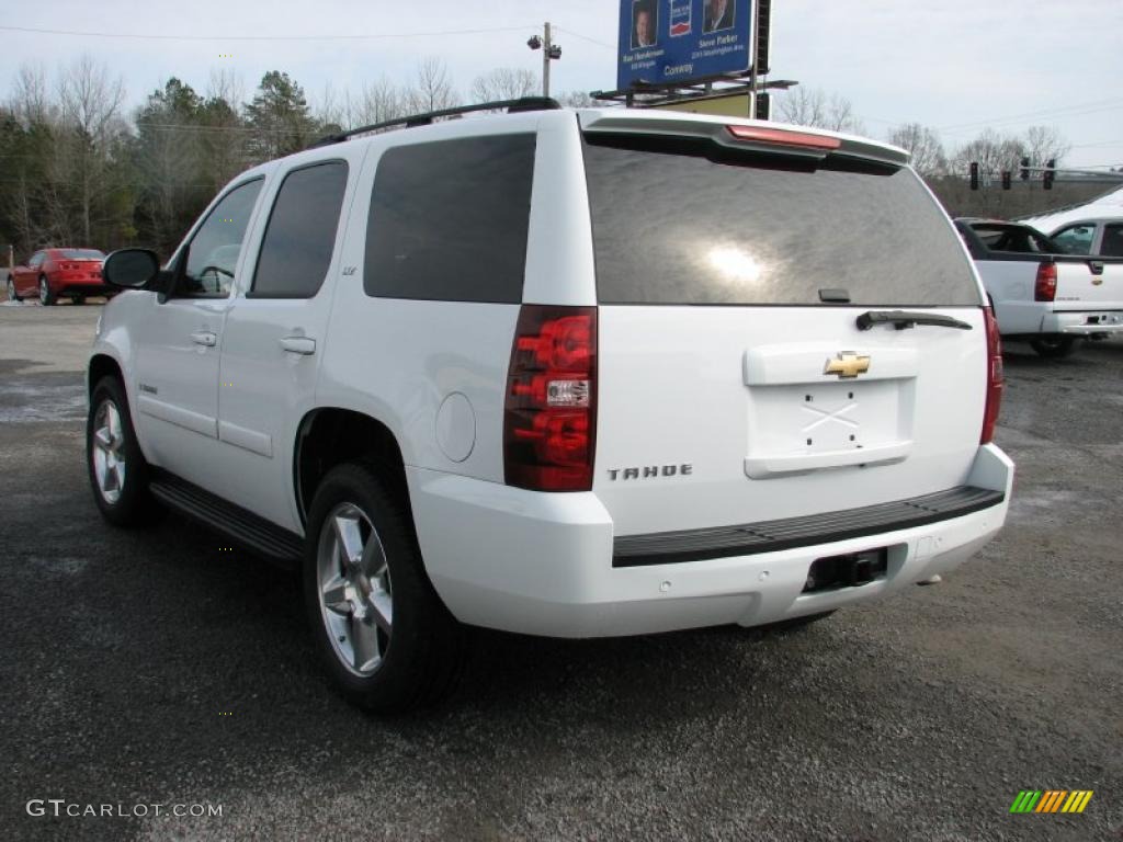2007 Tahoe LTZ - Summit White / Ebony photo #5