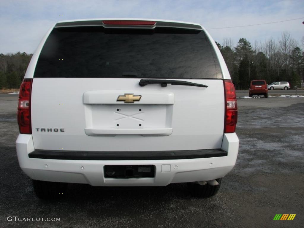 2007 Tahoe LTZ - Summit White / Ebony photo #7