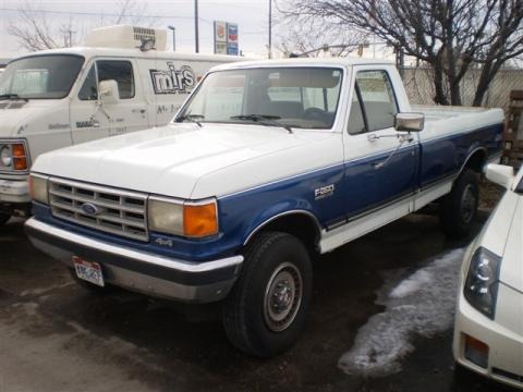 1987 Ford F250 XLT Regular Cab 4x4 Data, Info and Specs