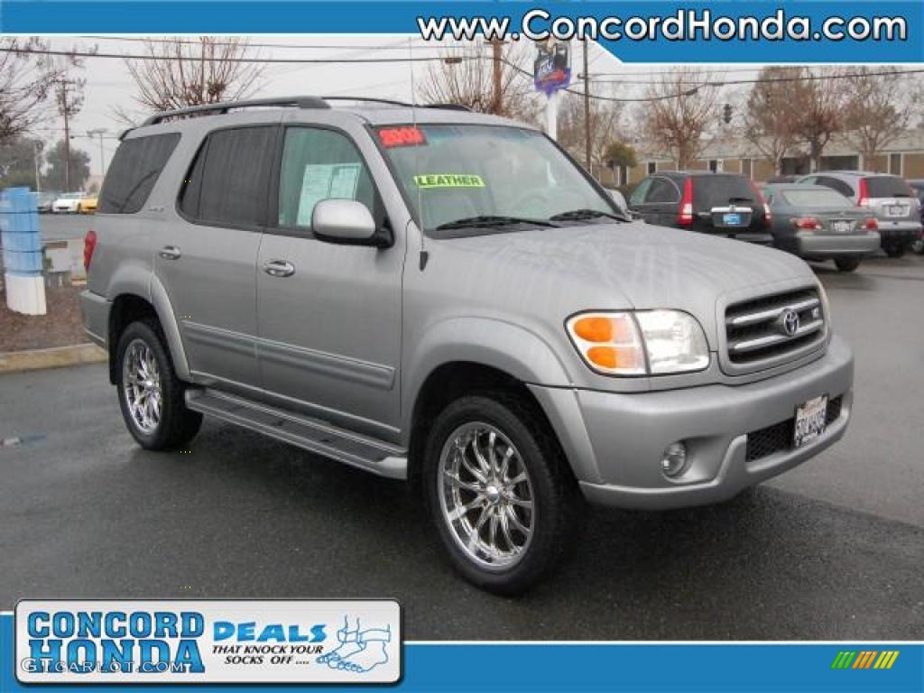2003 Sequoia Limited 4WD - Silver Sky Metallic / Charcoal photo #1