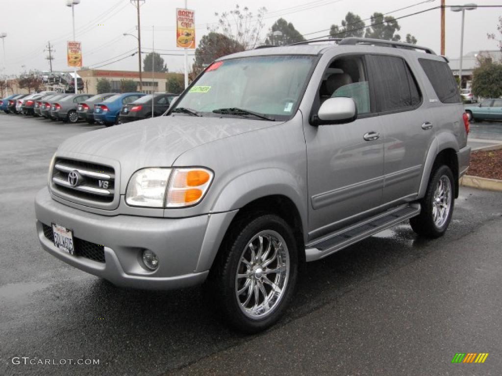 2003 Sequoia Limited 4WD - Silver Sky Metallic / Charcoal photo #7