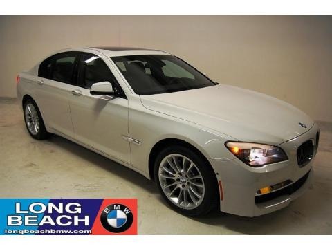 Bmw 7 Series White. 2010 BMW 7 Series Alpine White