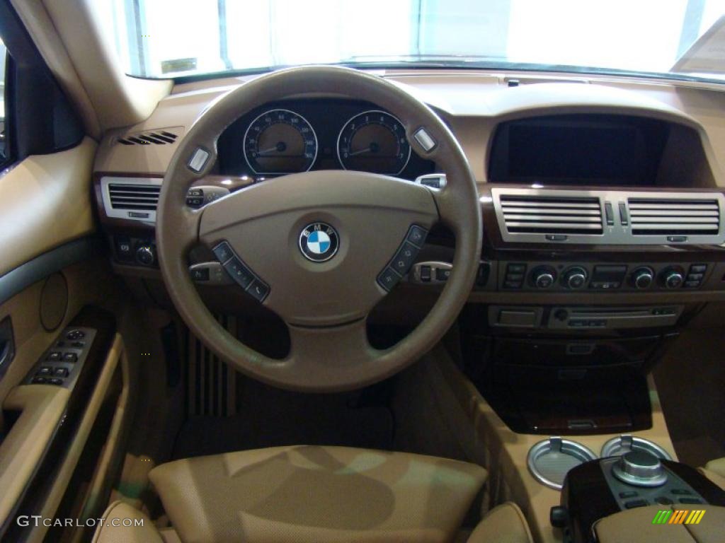 2007 7 Series 750Li Sedan - Black Sapphire Metallic / Beige photo #10
