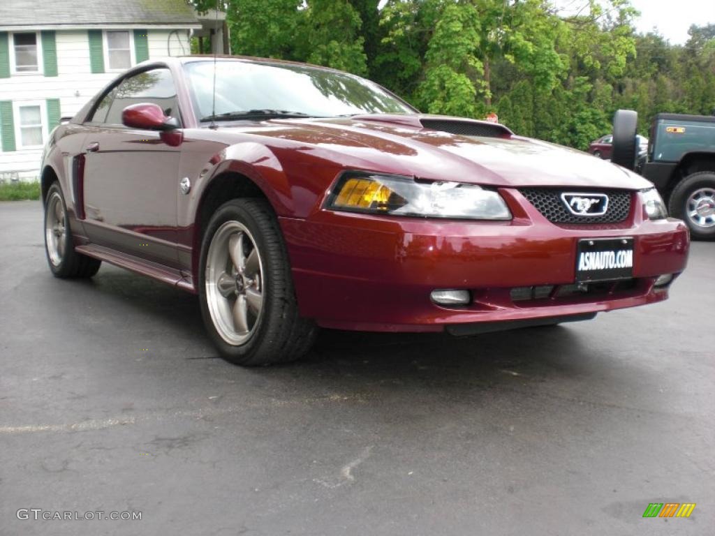2004 Mustang GT Coupe - 40th Anniversary Crimson Red Metallic / Medium Parchment photo #4