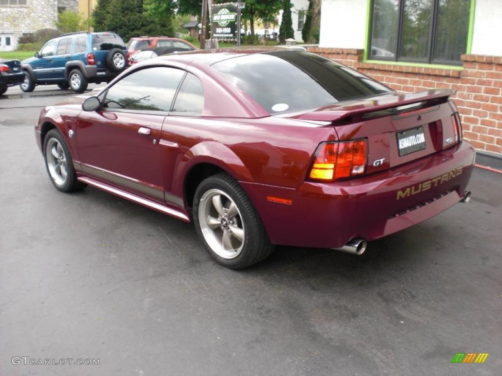 2004 Mustang GT Coupe - 40th Anniversary Crimson Red Metallic / Medium Parchment photo #9