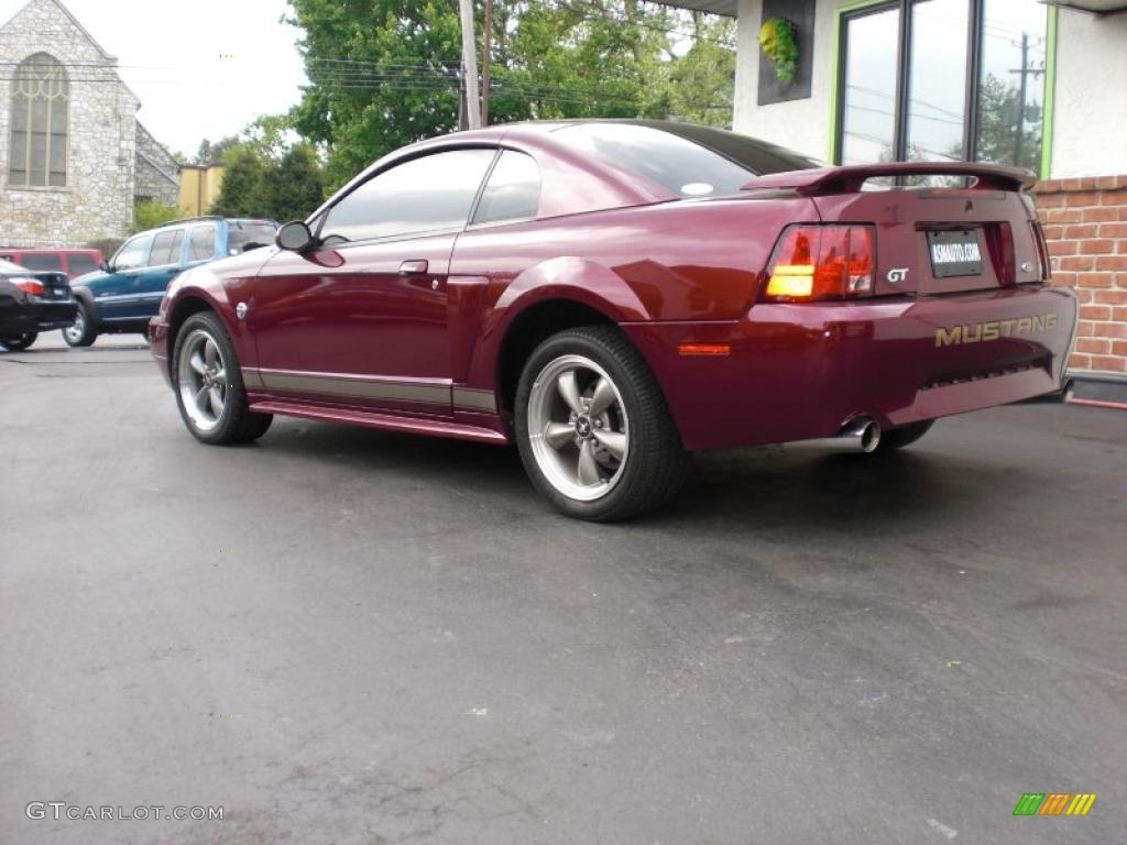 2004 Mustang GT Coupe - 40th Anniversary Crimson Red Metallic / Medium Parchment photo #10