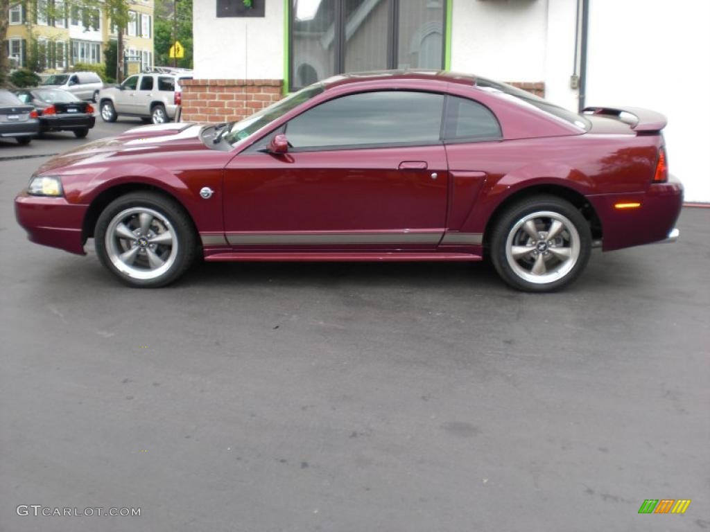 2004 Mustang GT Coupe - 40th Anniversary Crimson Red Metallic / Medium Parchment photo #12