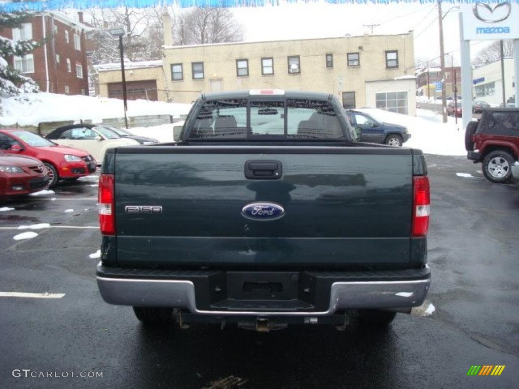 2006 F150 XL Regular Cab - Aspen Green Metallic / Tan photo #4