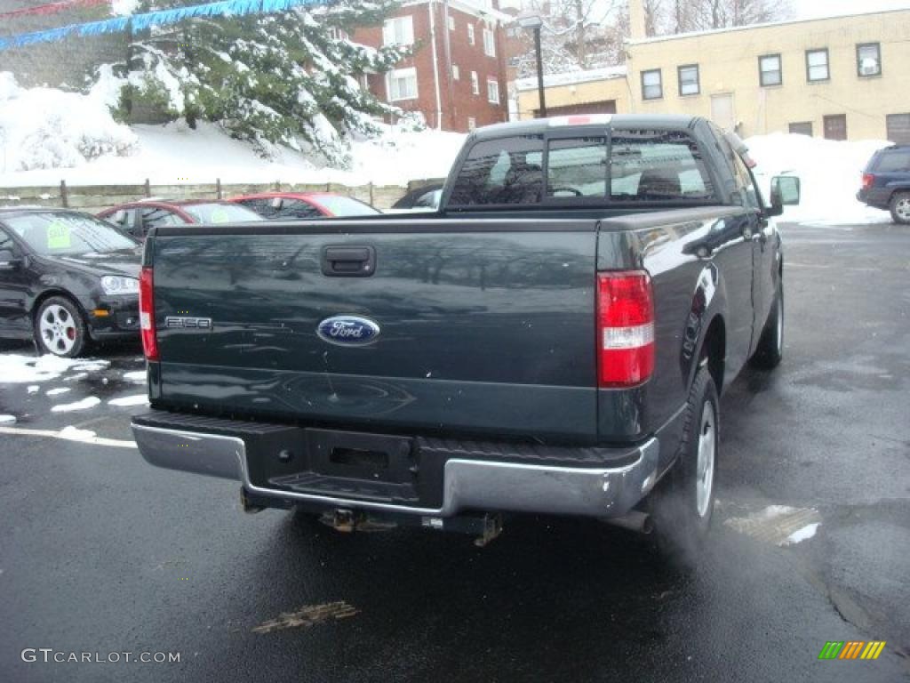 2006 F150 XL Regular Cab - Aspen Green Metallic / Tan photo #5