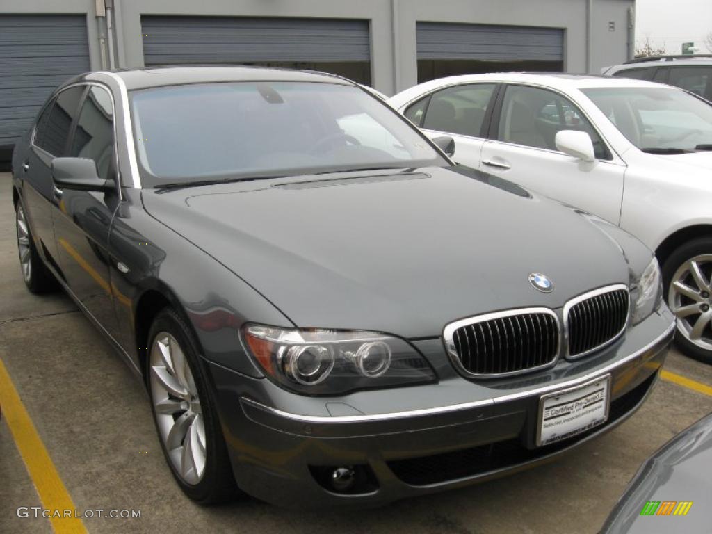 2008 7 Series 750Li Sedan - Titanium Grey Metallic / Black photo #4