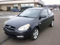 2008 Charcoal Gray Hyundai Accent SE Coupe  photo #2