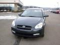 2008 Charcoal Gray Hyundai Accent SE Coupe  photo #3