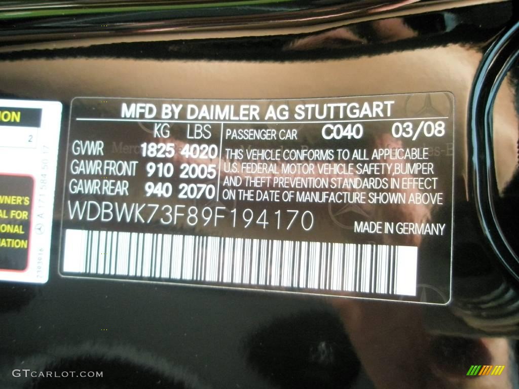 2009 SLK 55 AMG Roadster - Black / Black photo #14