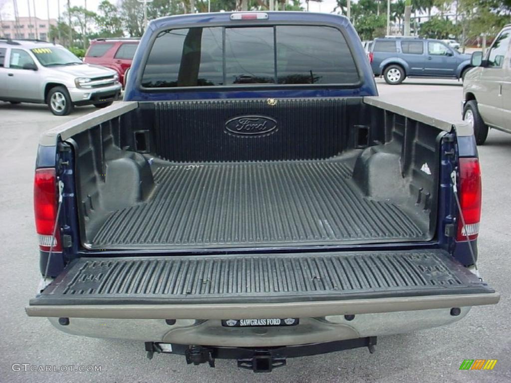 2006 F250 Super Duty King Ranch Crew Cab - True Blue Metallic / Castano Brown Leather photo #6