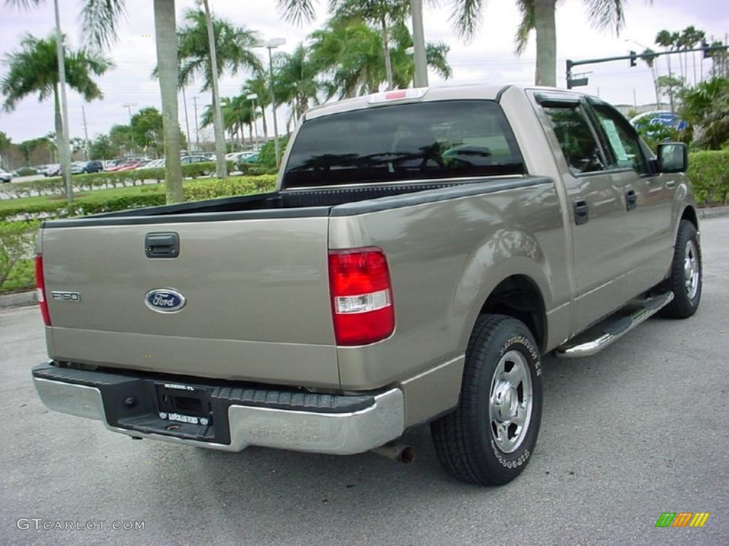 2004 F150 XLT SuperCrew - Arizona Beige Metallic / Tan photo #3