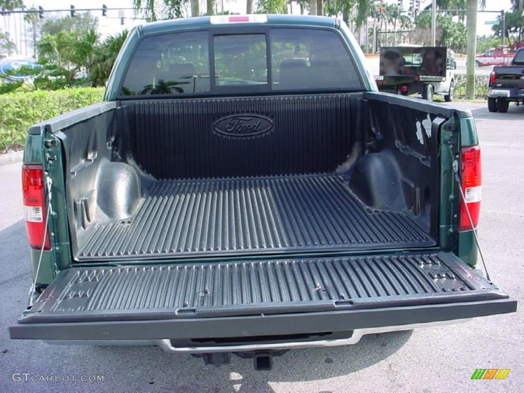 2007 F150 XLT SuperCrew - Forest Green Metallic / Tan photo #5